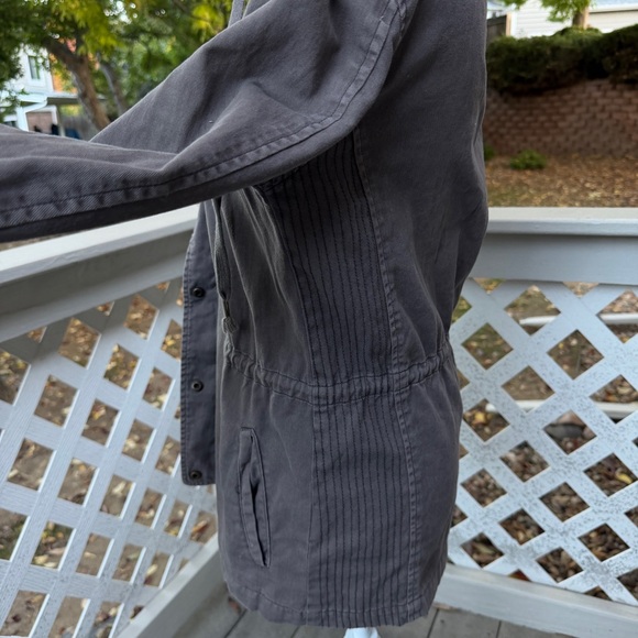 Velvet by Graham & Spencer Women Front Zip Snaps Jacket Size Petite 100% Cotton - Picture 4 of 14